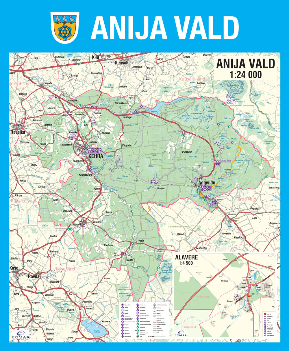 anija valla kaart